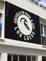 Rótulo Escuela de Surf Los Locos